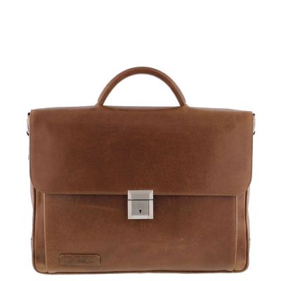 Plevier Urban Norrmalm briefcase 15.6 Inch Cognac